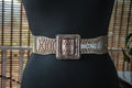 Antique Gold Belt with Golden Rivets