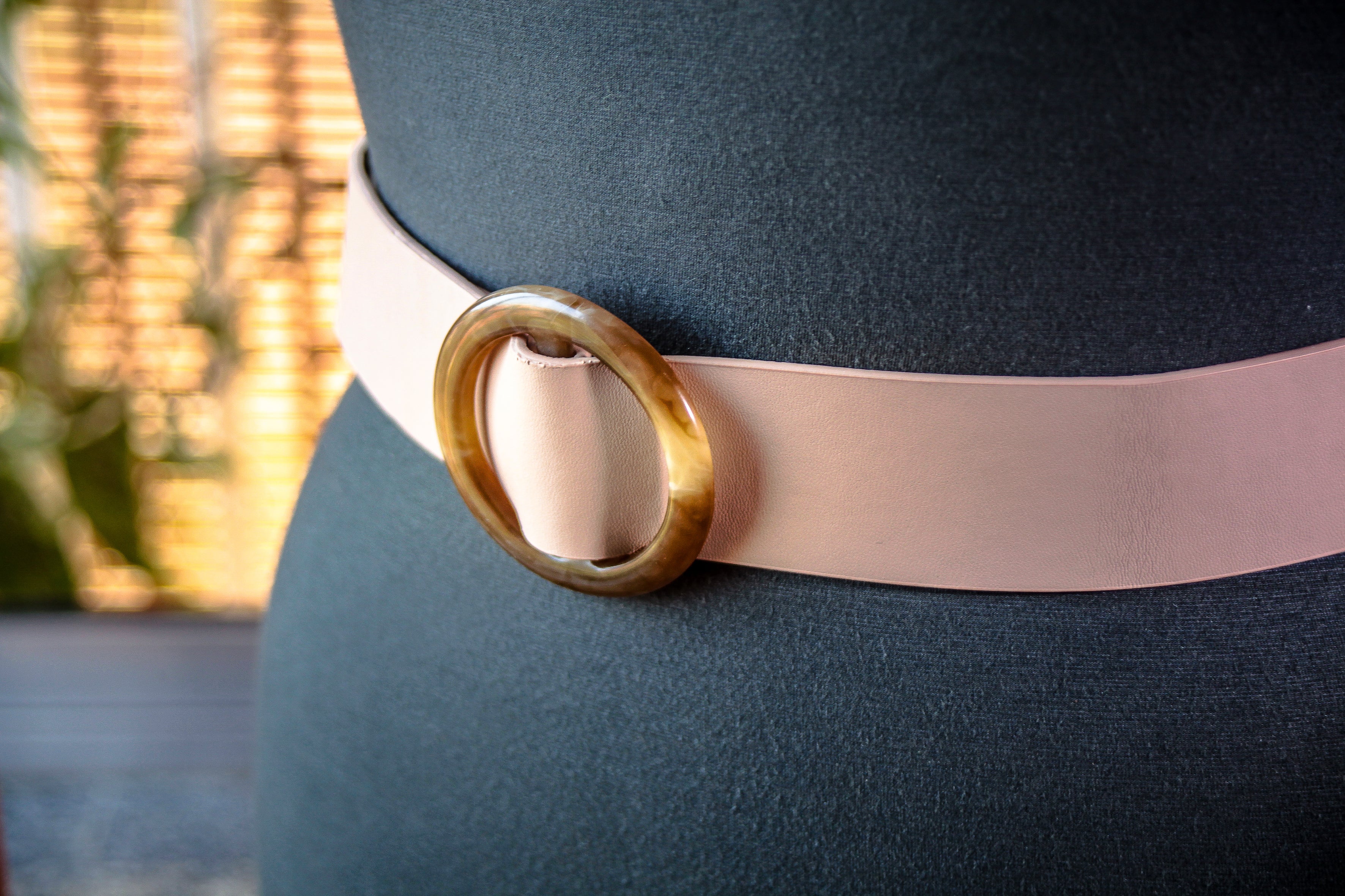 English Pink with Tortoise shell buckle