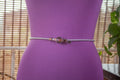 Silver Metal Twisted Chain Belt