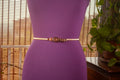 Gold Metal Belt with Elastic metal chain