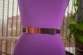 Gold Metal Belt 8"