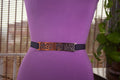 Gold Metal Belt 8" with Intricate design