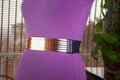 Black Belt with Gold Faux Leather