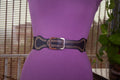 Black Belt with Gold Rivets
