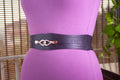 Black Belt with Gold Buckle