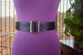 Classic Black Belt with Gold Buckle