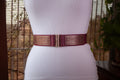 Red Belt with Gold Rivets