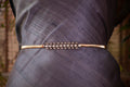 Gold Metal Elastic Belt with Diamantes Buckle